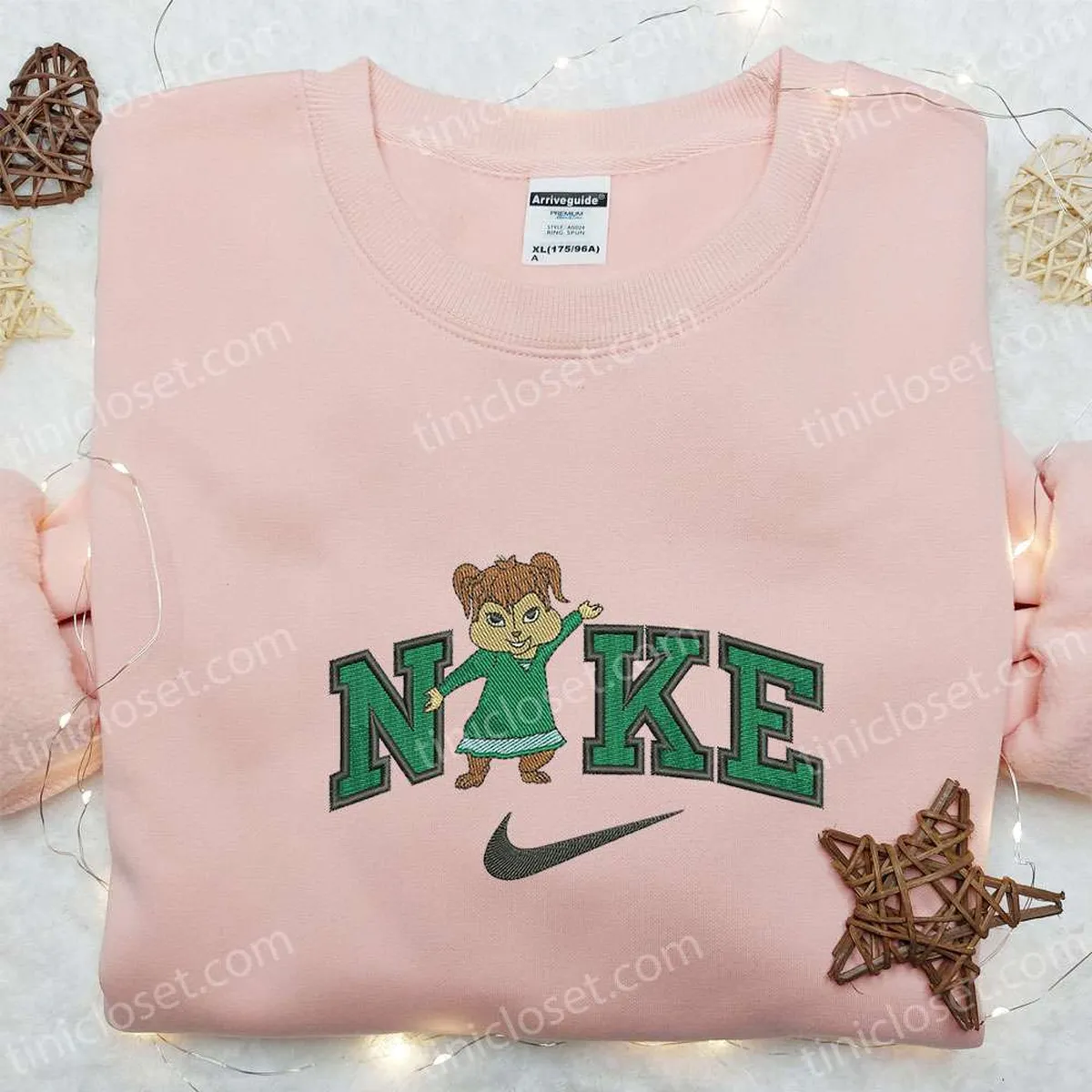 Eleanor x Nike Embroidered Shirt, Alvin And The Chipmunks Movie Embroidered Hoodie, Best Gifts For Family Eleanor x Nike Embroidered Shirt, Alvin And The Chipmunks Movie Embroidered Hoodie, Best Gifts For Family