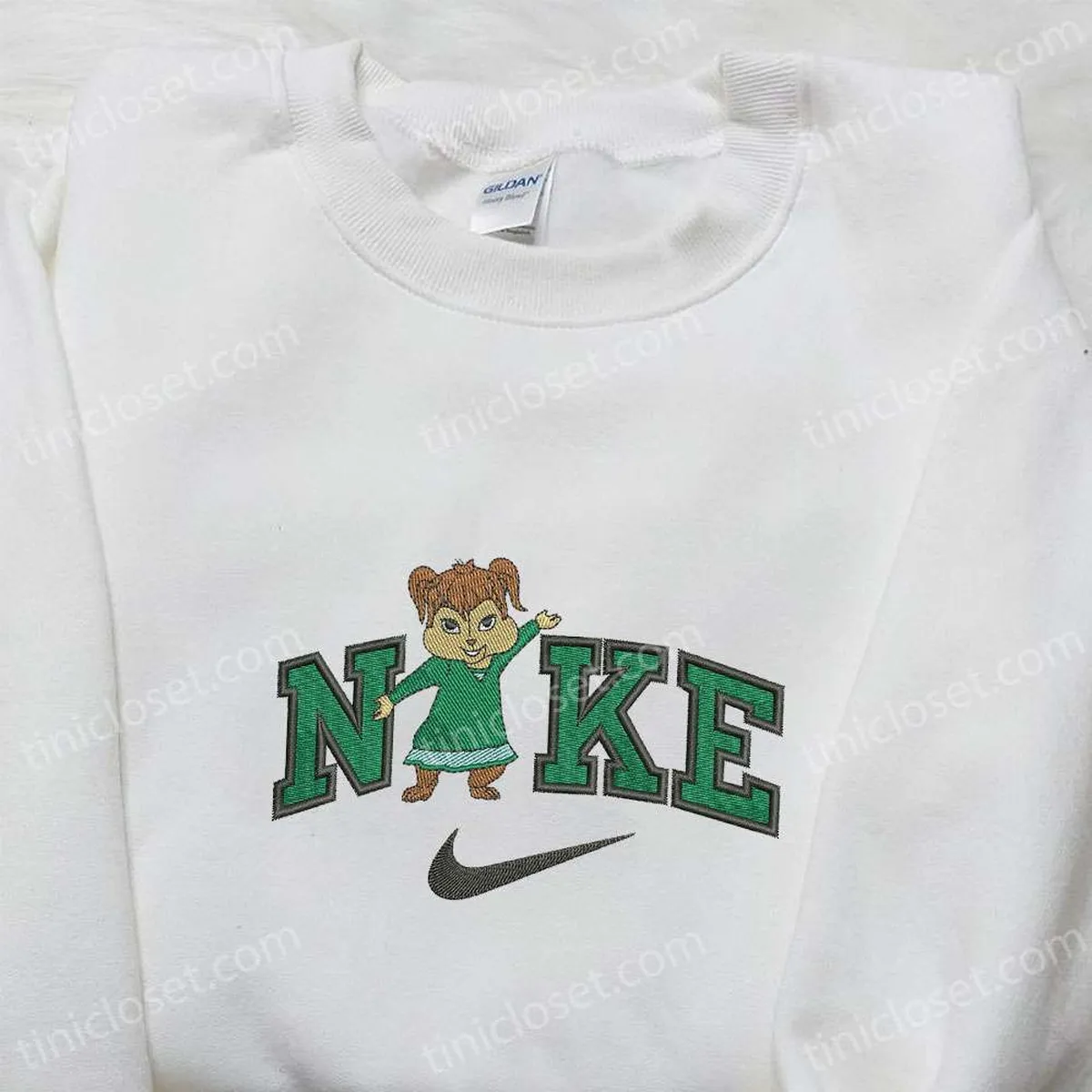 Eleanor x Nike Embroidered Shirt, Alvin And The Chipmunks Movie Embroidered Hoodie, Best Gifts For Family Eleanor x Nike Embroidered Shirt, Alvin And The Chipmunks Movie Embroidered Hoodie, Best Gifts For Family