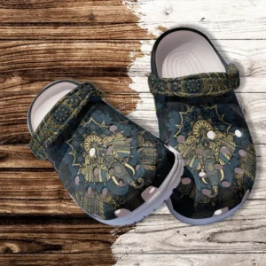 Elephant Boho Style Vintage Croc