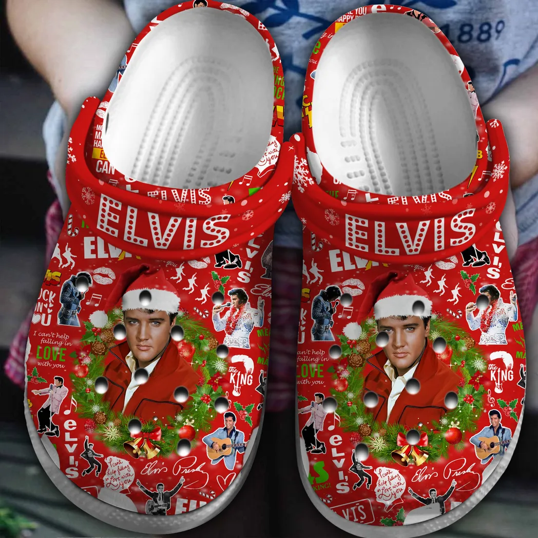 Elvis Presley Music Crocs Clogs