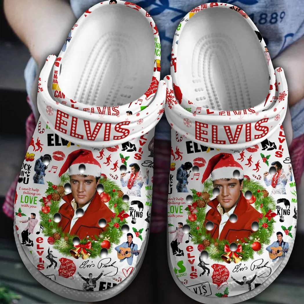 Elvis Presley Music Crocs Clogs