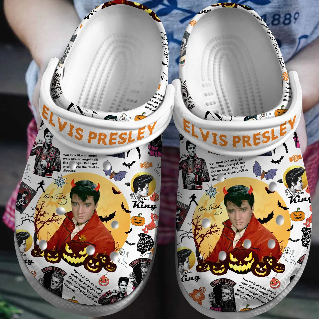 Elvis Presley Music Crocs Clogs