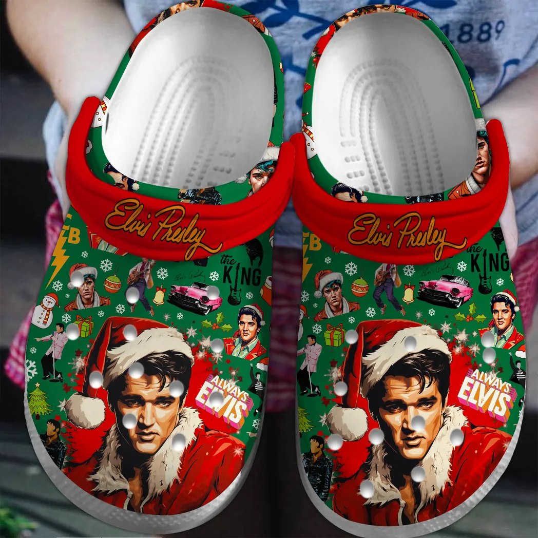 Elvis Presley Music Crocs Clogs