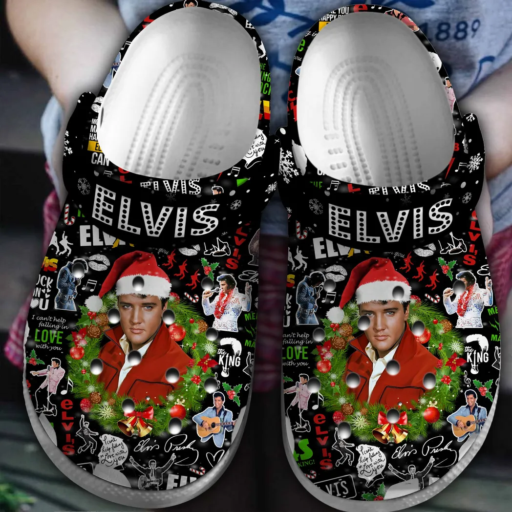 Elvis Presley Music Crocs Clogs