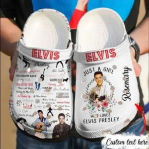 Elvis Rubber Crocs Clog