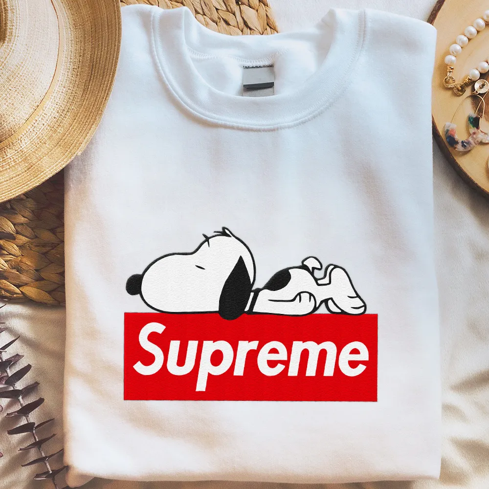 Embroidered Apparel Supreme Peanut Snoopy Gift For Fans HOSNP271223EMD01