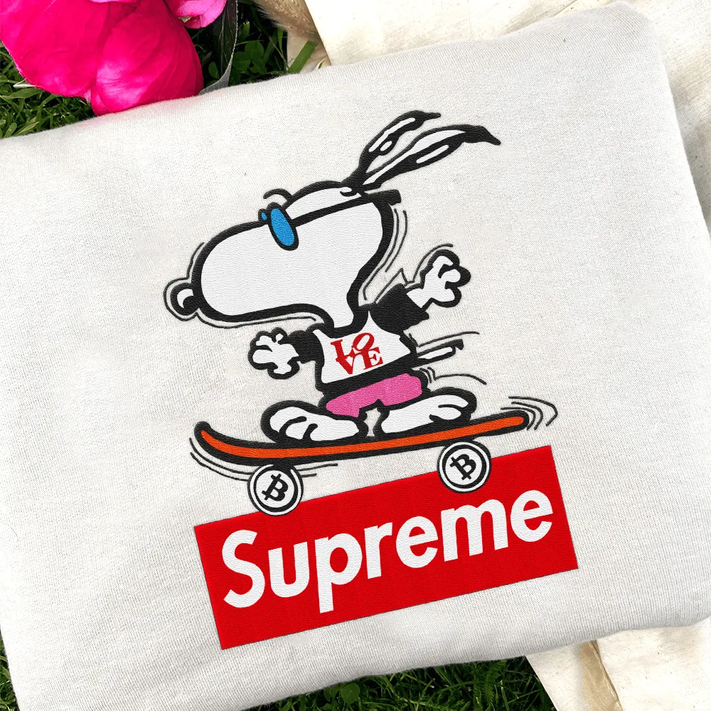 Embroidered Apparel Supreme Peanut Snoopy Gift For Fans HOSNP281223EMD01