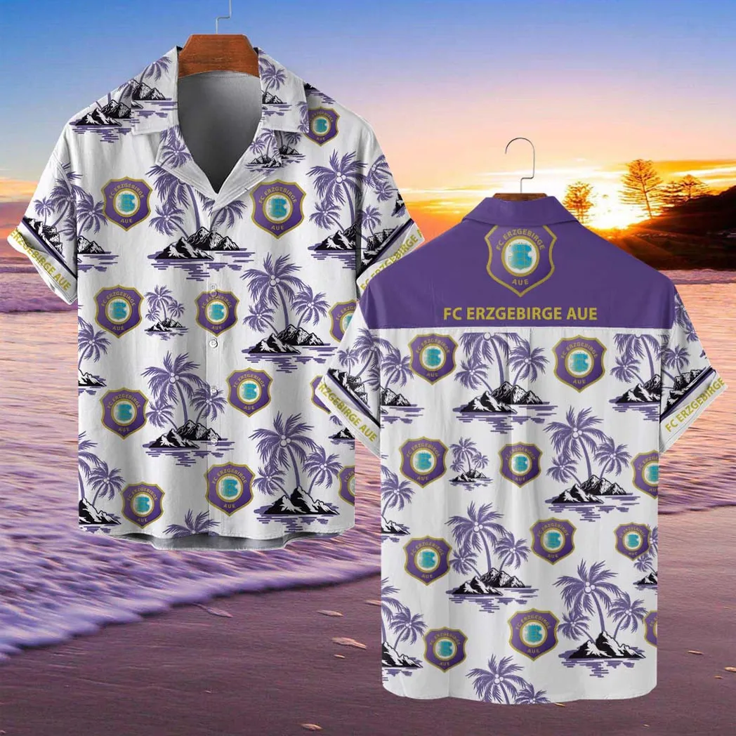 Erzgebirge Aue Hawaiian Shirt Style Classic Oversized Hawaiian