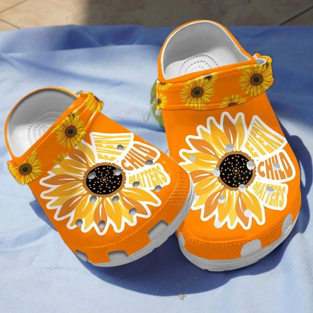 Every Child Matters Flower Crocs Classic Clogs