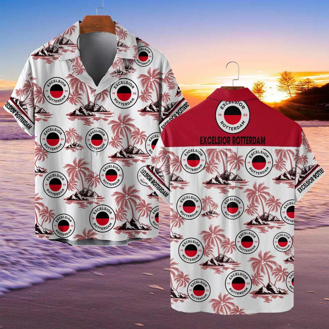 Excelsior Rotterdam Hawaiian Shirt Style Classic Oversized Hawaiian, Unisex Hawaiian Shirt Trending Summer