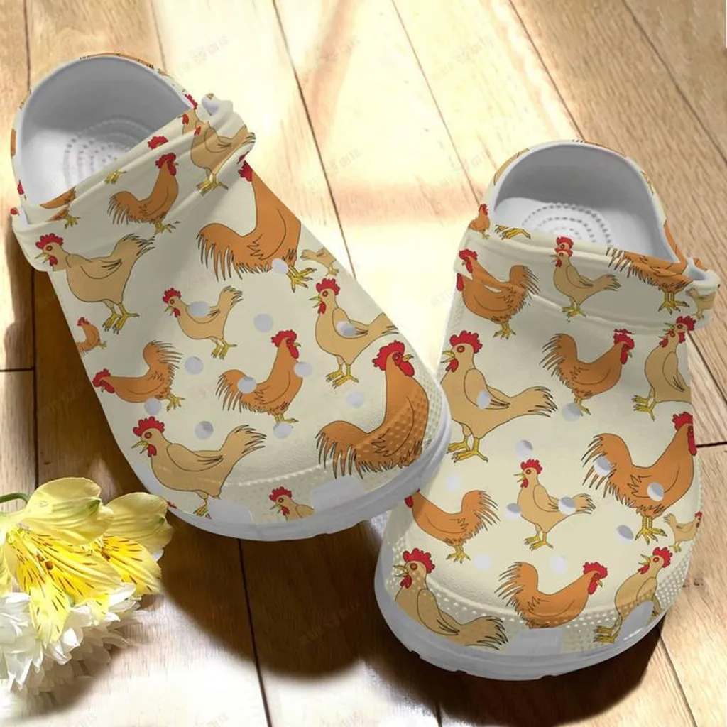 Farm Chicken V2 Crocs Classic Clogs