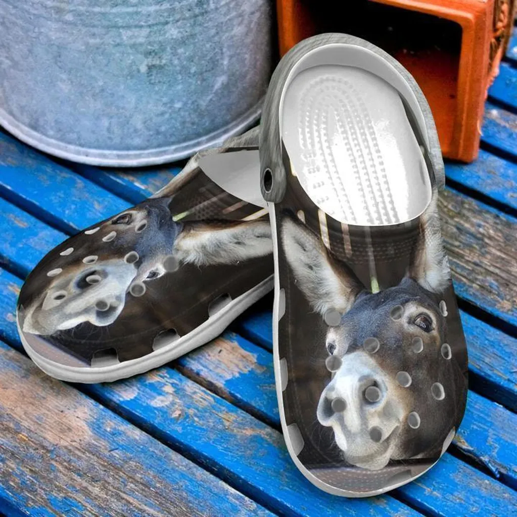 Farmer A Funny Donkey Crocs Classic Clogs