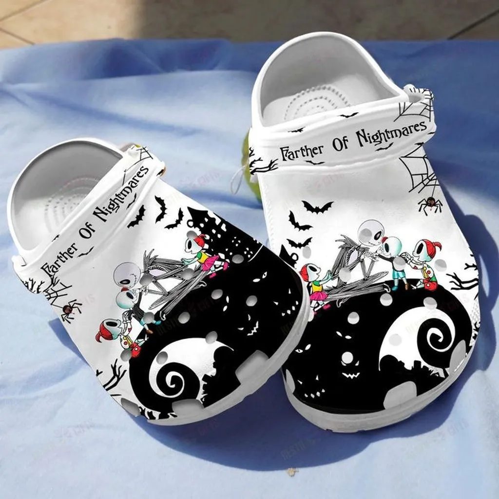 Farther Of Nightmares Crocs, Personalized Crocs Classic Clogs