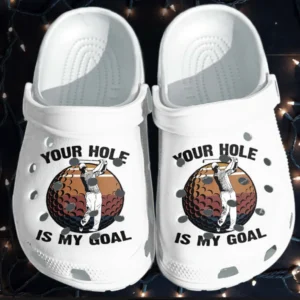 Fathers Day Your Hole Is My Goal Clog