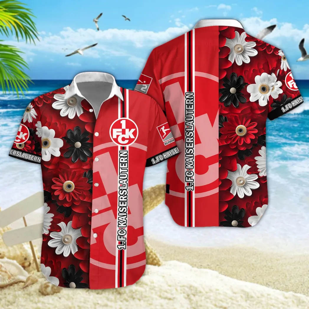 FC Kaiserslautern Hawaiian Shirt Style Classic Oversized Hawaiian, Unisex Hawaiian Shirt