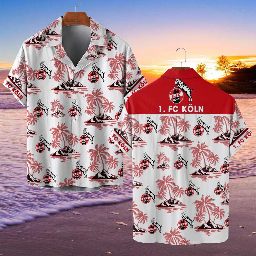 FC Koln Hawaiian Shirt Style Classic Oversized Hawaiian