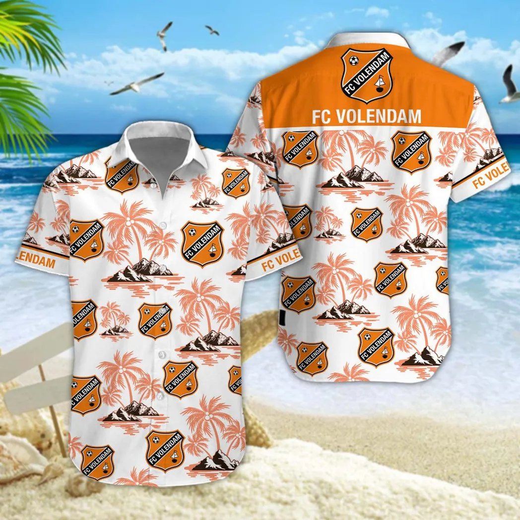 FC Volendam Hawaiian Shirt Style Classic Oversized Hawaiian, Unisex Hawaiian Shirt Trending Summer