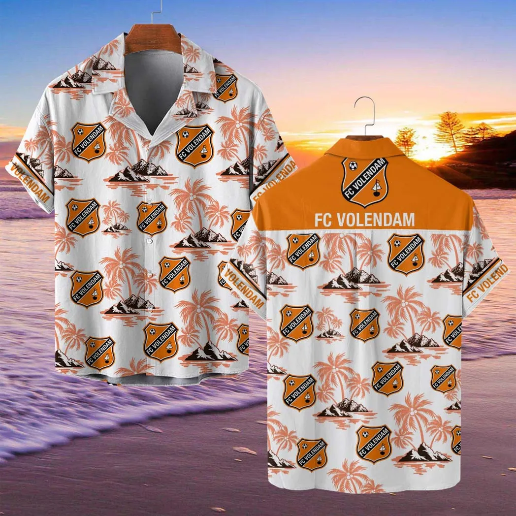 FC Volendam Hawaiian Shirt Style Classic Oversized Hawaiian, Unisex Hawaiian Shirt