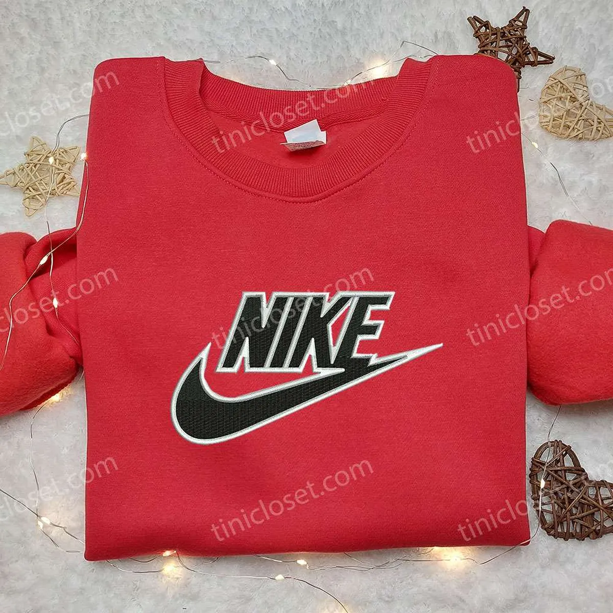 Fill x Nike Embroidered Shirt, Gift For Daughter Embroidered Shirt, Custom Nike Embroidered Shirt