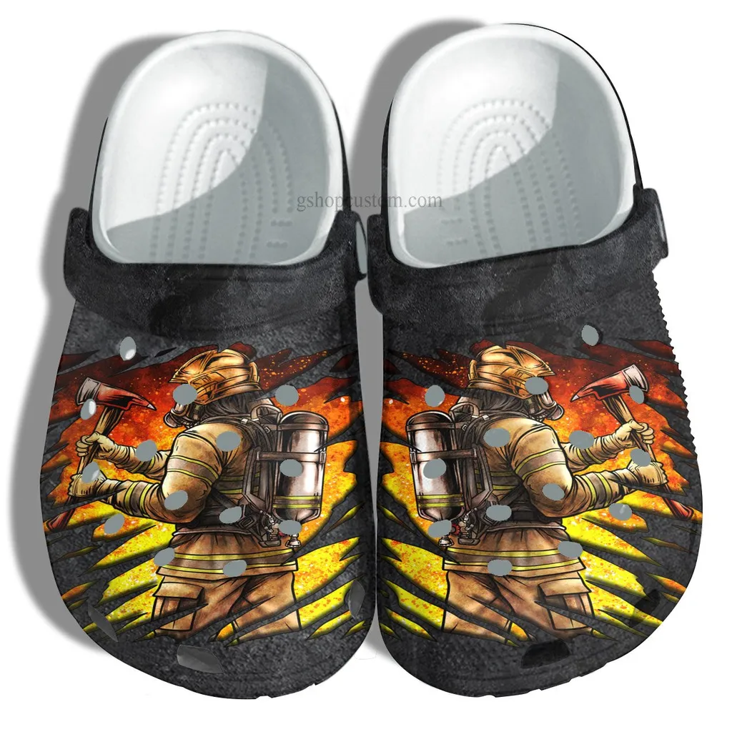 Firefighter Army Soldier 3D Crocs