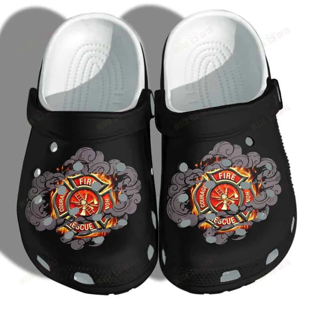 Firefighter Cool Crocs Classic Clogs