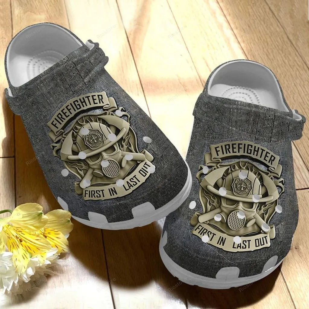 Firefighter Custom Crocs Classic Clogs