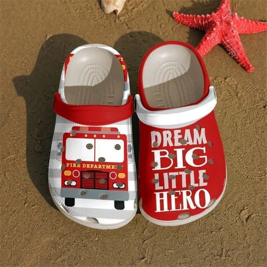 Firefighter Dream Big Crocs Classic Clogs