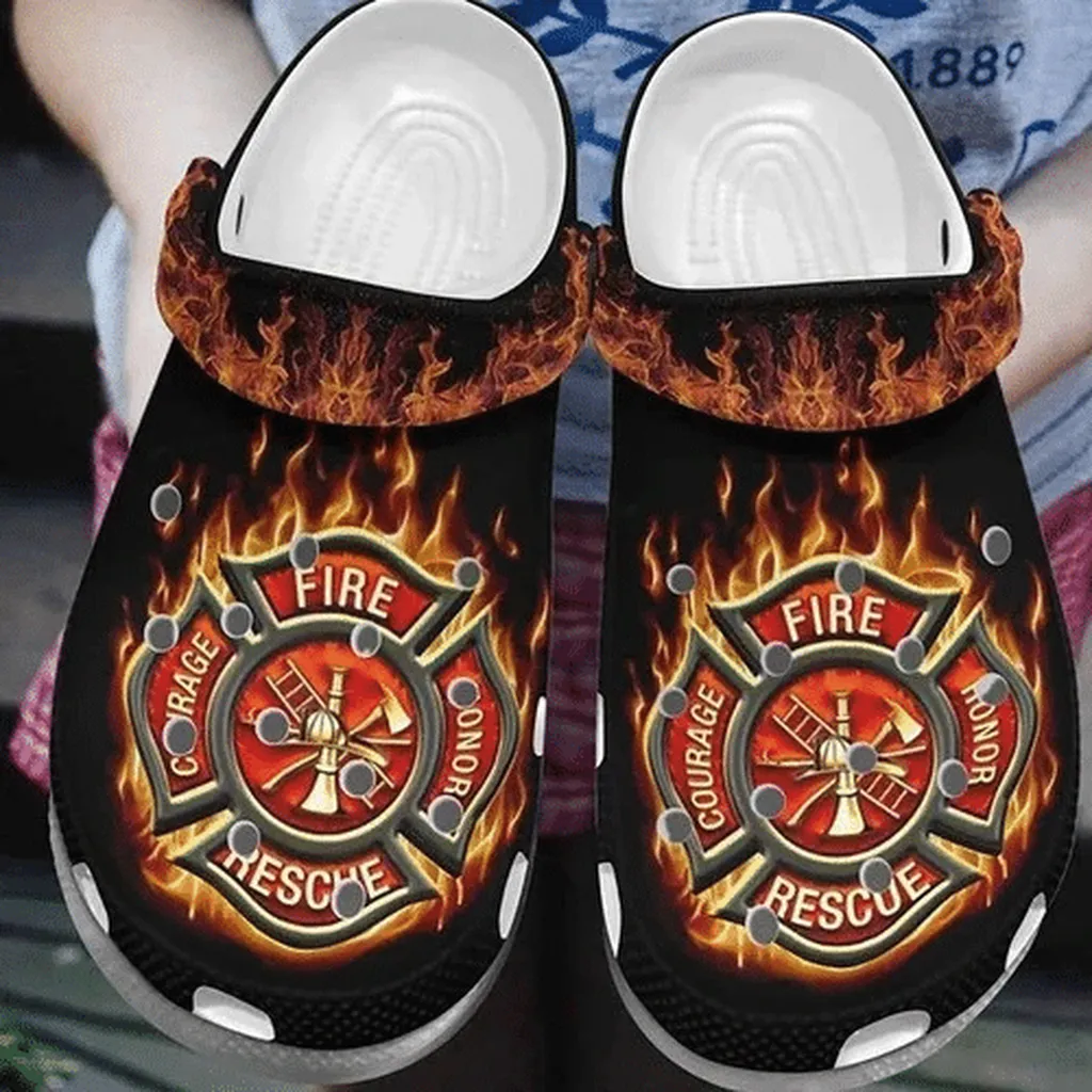 Firefighter Symbol Clog