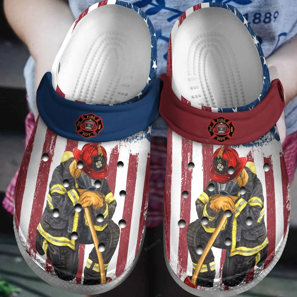 Firefighter Usa Crocs