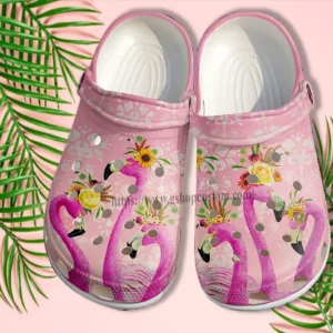 Flamingo Aloha Croc