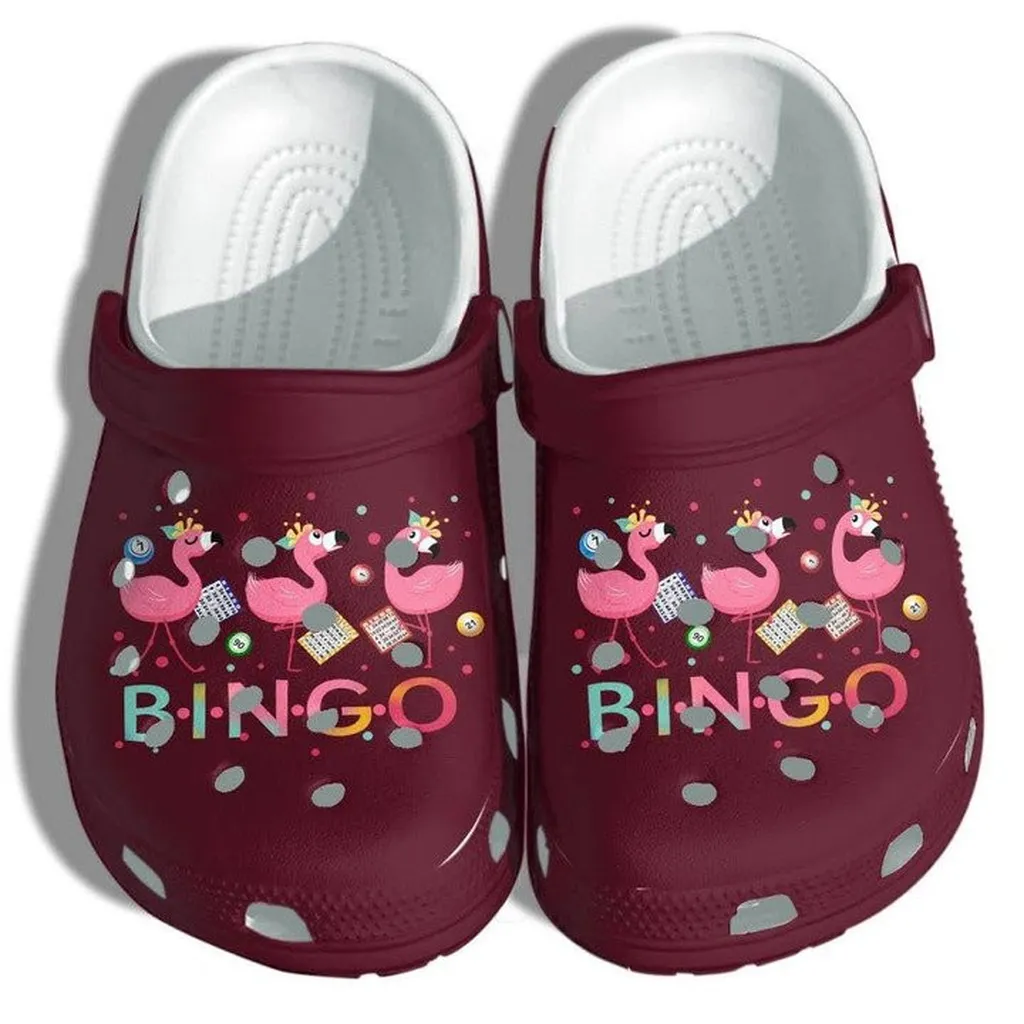 Flamingo Bingo Crocs Classic Clogs