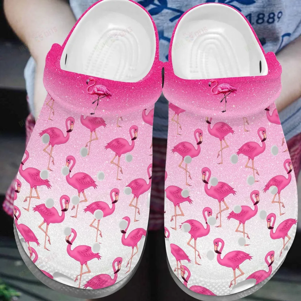 Flamingo Crocs Classic Clog