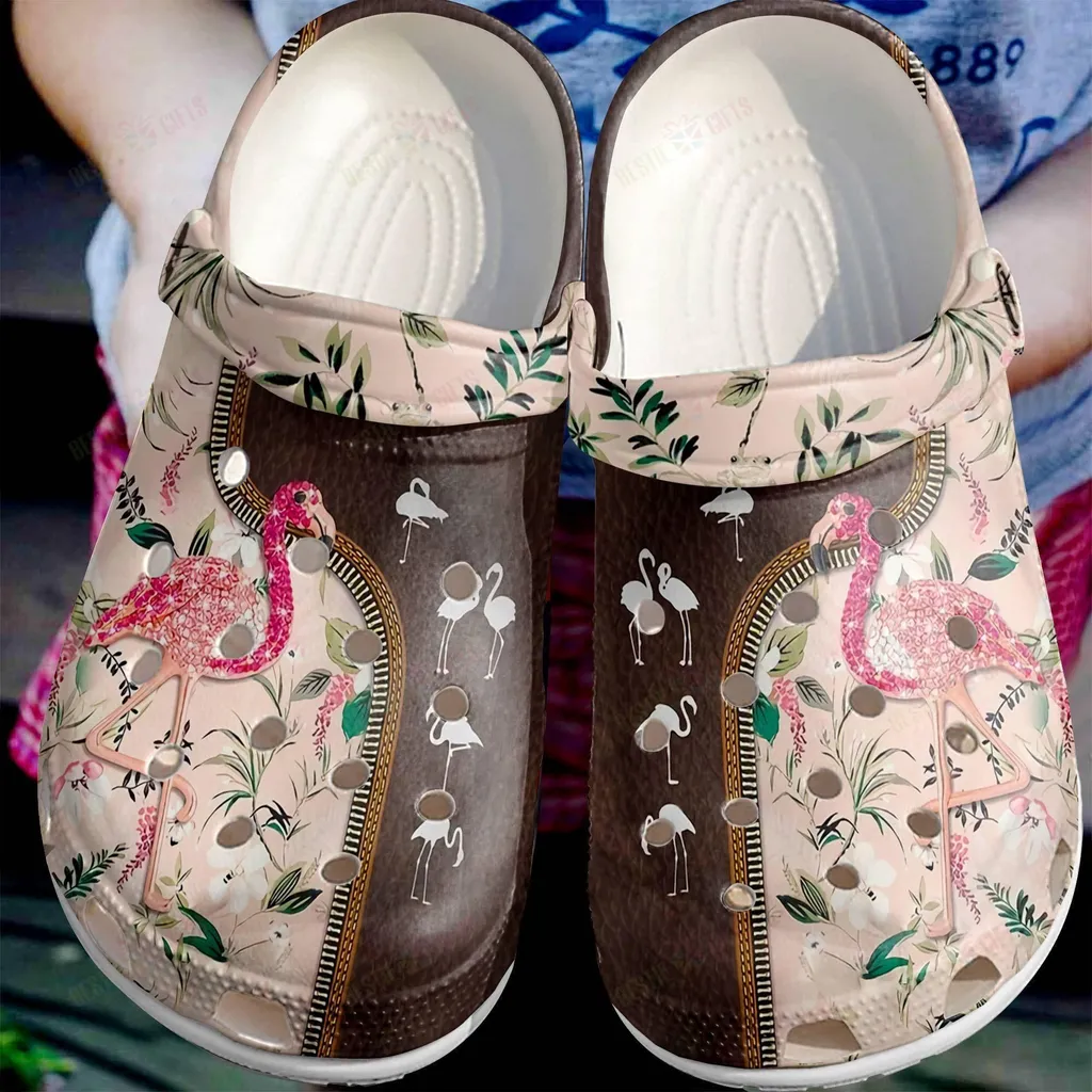 Flamingo Crocs Classic Clog Flamingo Queen