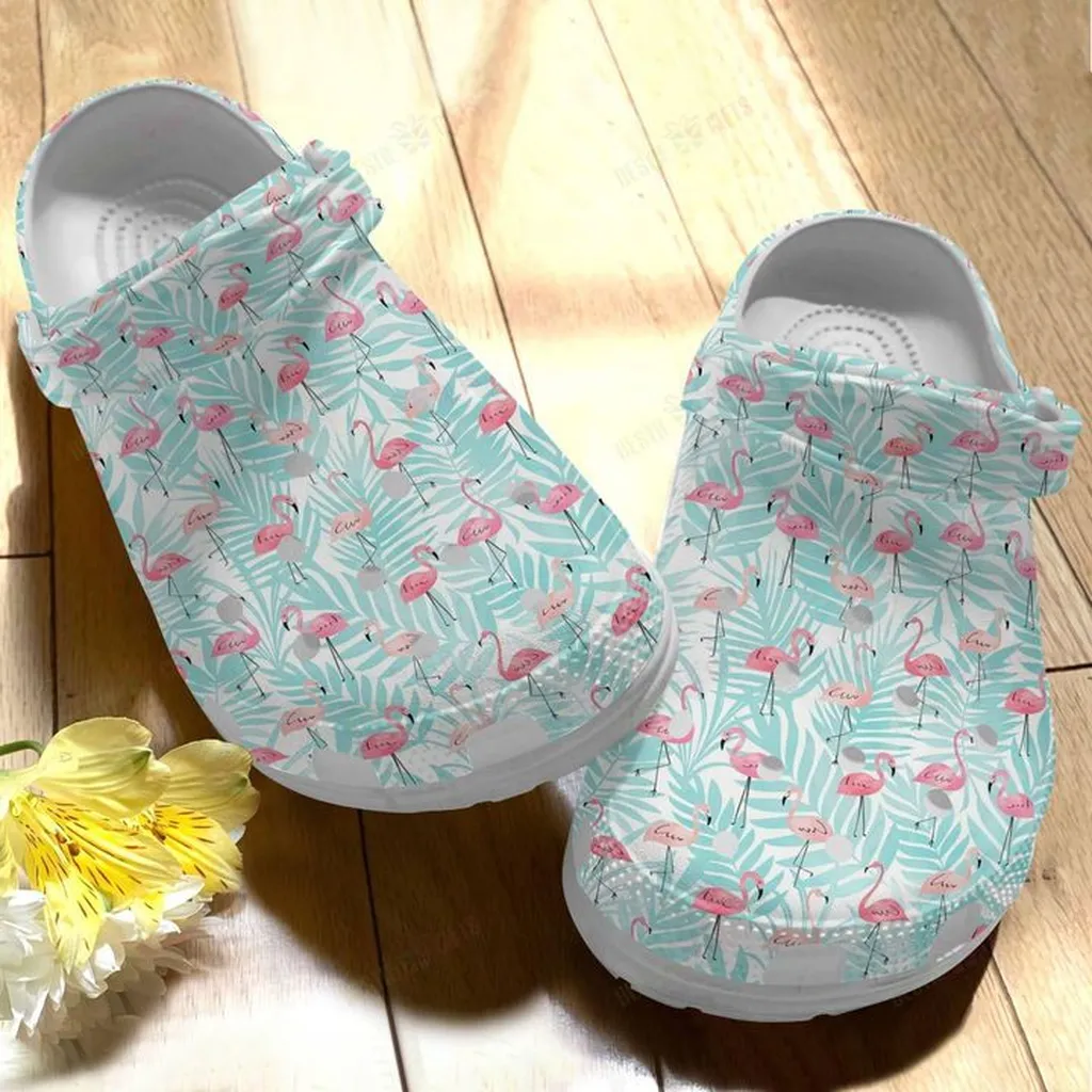 Flamingo Refreshing Crocs Classic Clogs