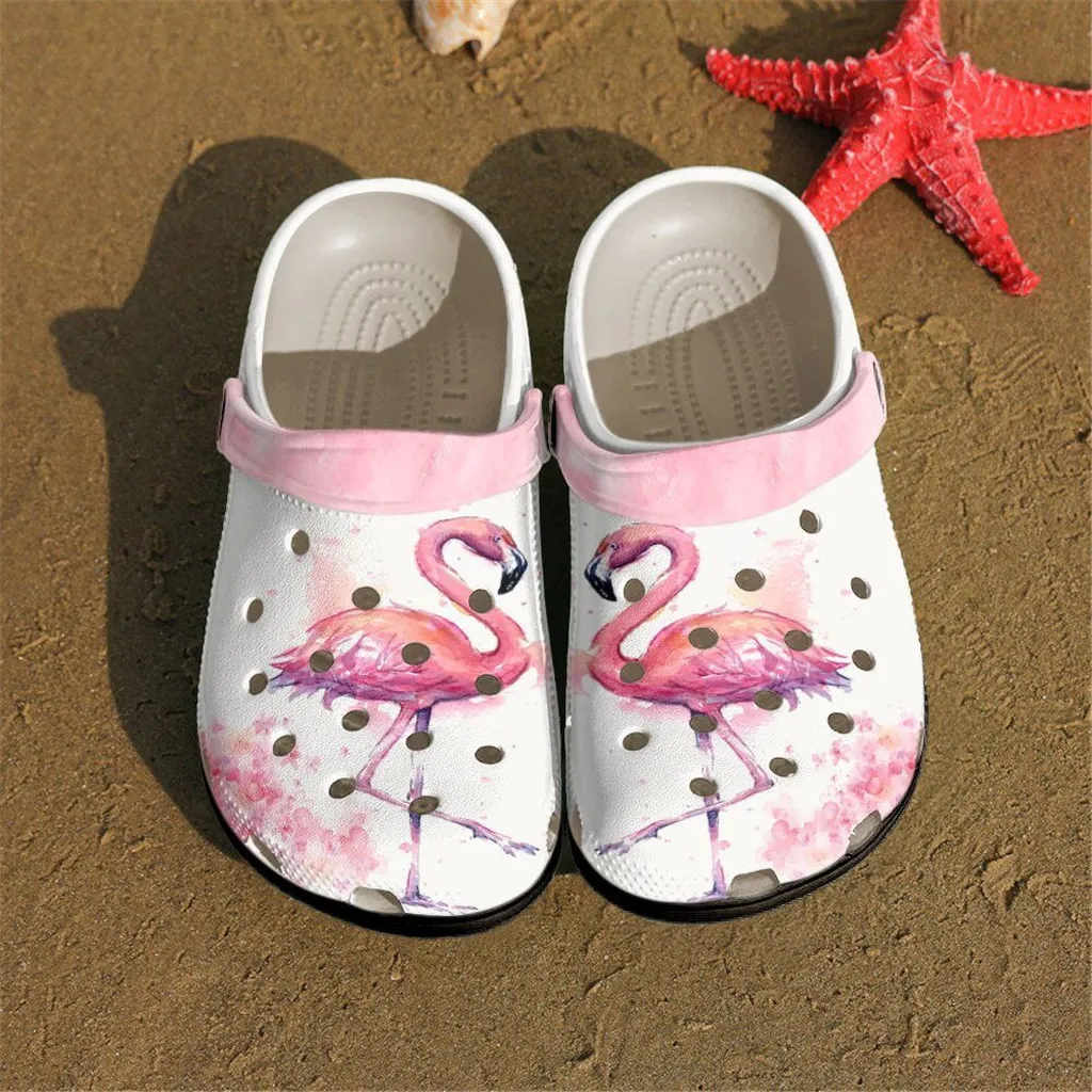 Flamingo Rubber Crocs Clog