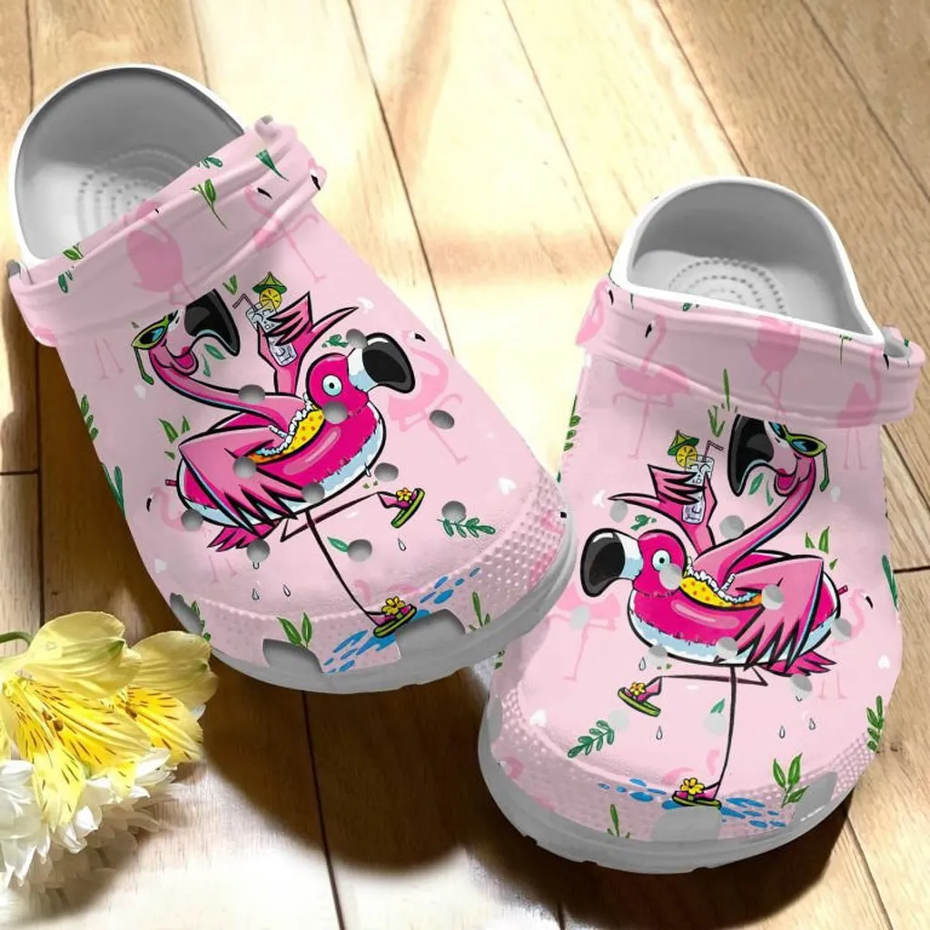 Flamingo Summer Clogs Crocs