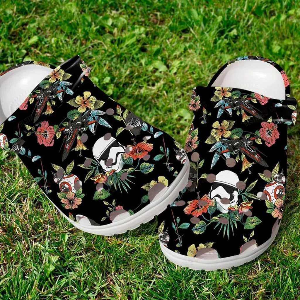 Floral Sw Crocs, Personalized Crocs Classic Clogs