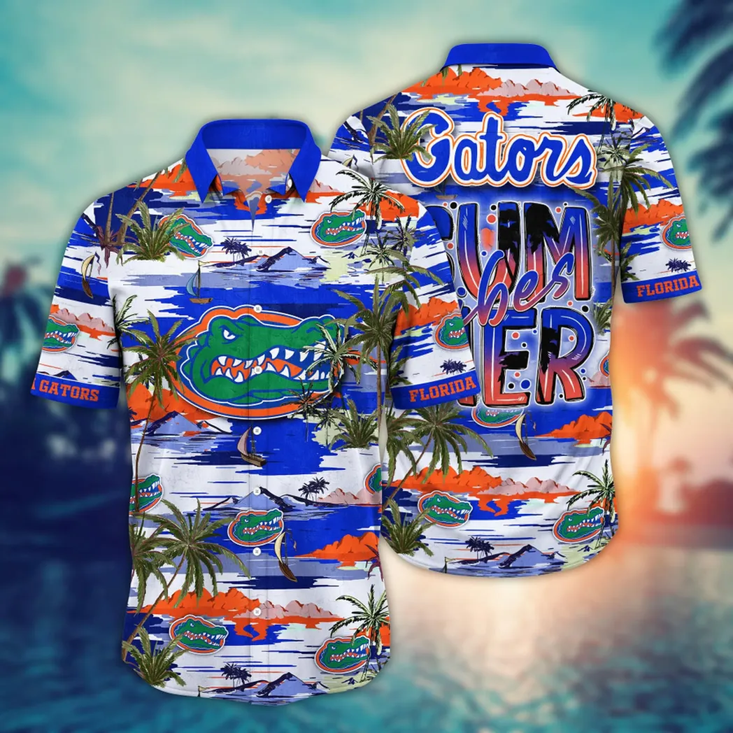 Florida Gators NCAA Flower Aloha Hawaiian Shirt, Summer Football Shirts VPHWA2451154066