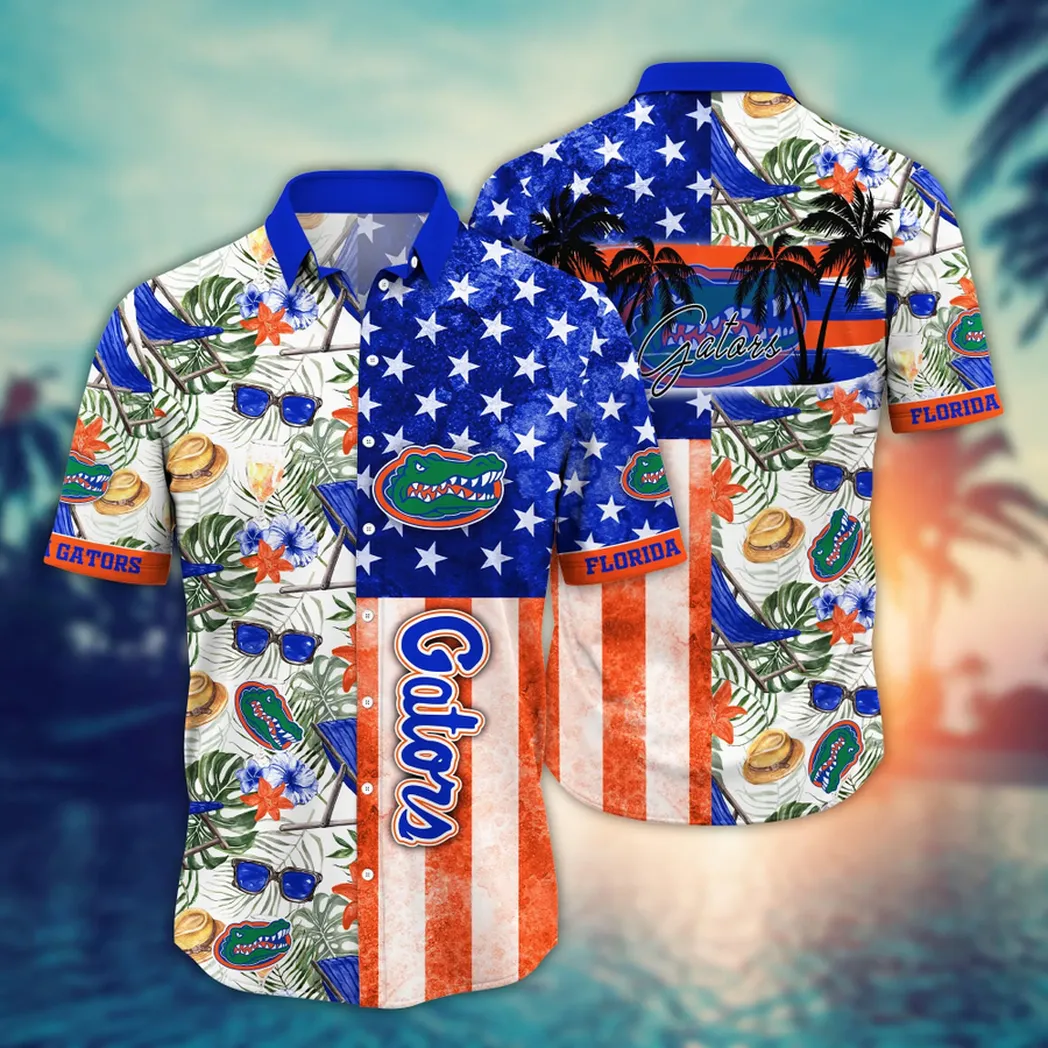 Florida Gators NCAA Flower Aloha Hawaiian Shirt, Summer Football Shirts VPHWA2451154203