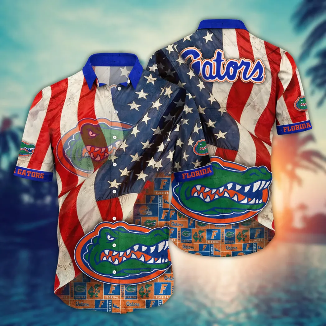 Florida Gators NCAA Flower Aloha Hawaiian Shirt, Summer Football Shirts VPHWA2451154217