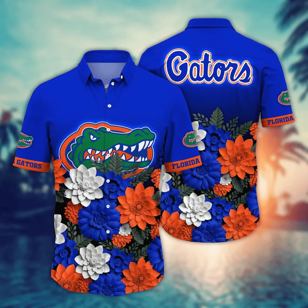 Florida Gators NCAA Flower Aloha Hawaiian Shirt, Summer Football Shirts VPHWA2451155069