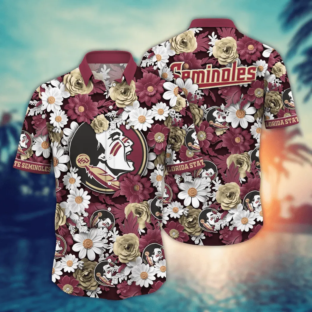 Florida State Seminoles NCAA Flower Aloha Hawaiian Shirt, Summer Football Shirts VPHWA2451153868