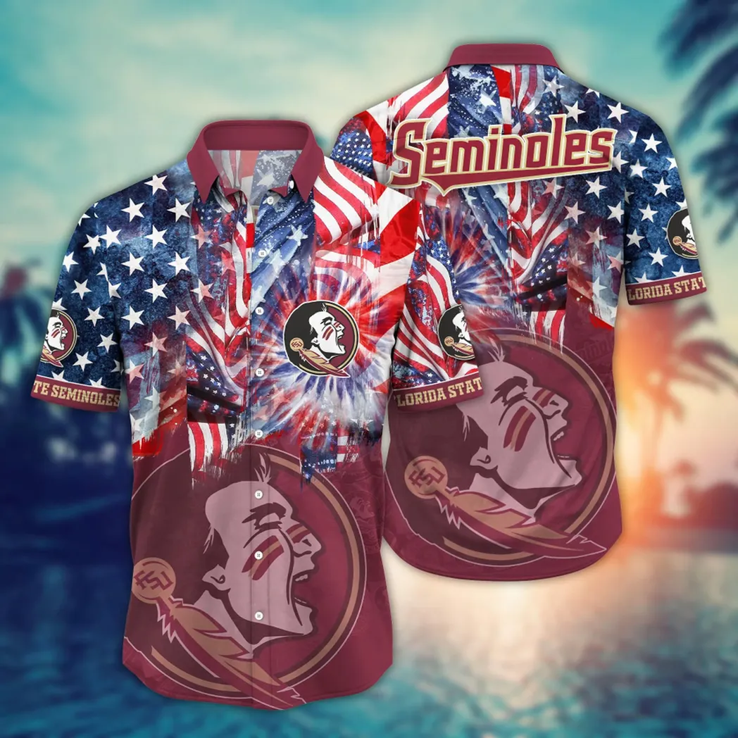 Florida State Seminoles NCAA Flower Aloha Hawaiian Shirt, Summer Football Shirts VPHWA2451154215