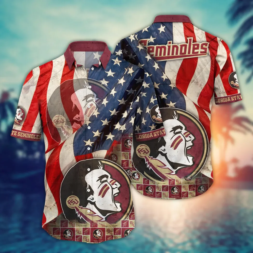 Florida State Seminoles NCAA Flower Aloha Hawaiian Shirt, Summer Football Shirts VPHWA2451154245