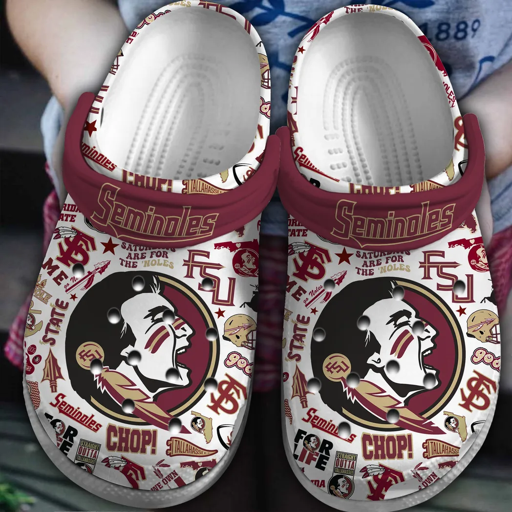 Florida State Seminoles NCAA Sport Crocs Clogs