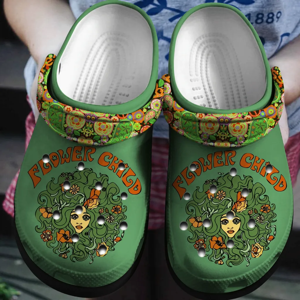 Flower Child Crocs