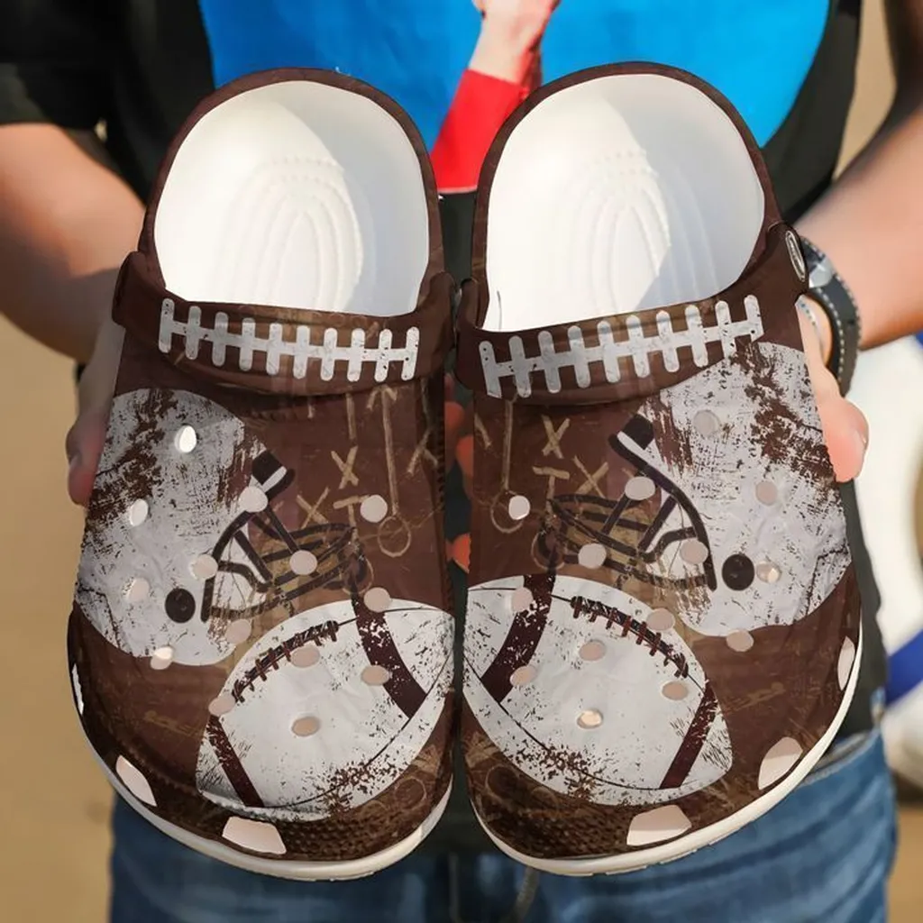 Football Footballers Crocs Clog