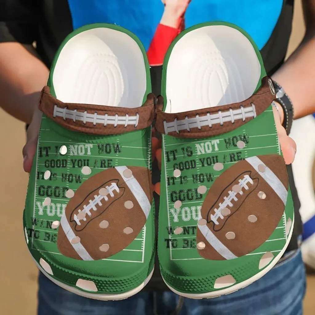 Football How You Wanna Be Crocs Classic Clogs