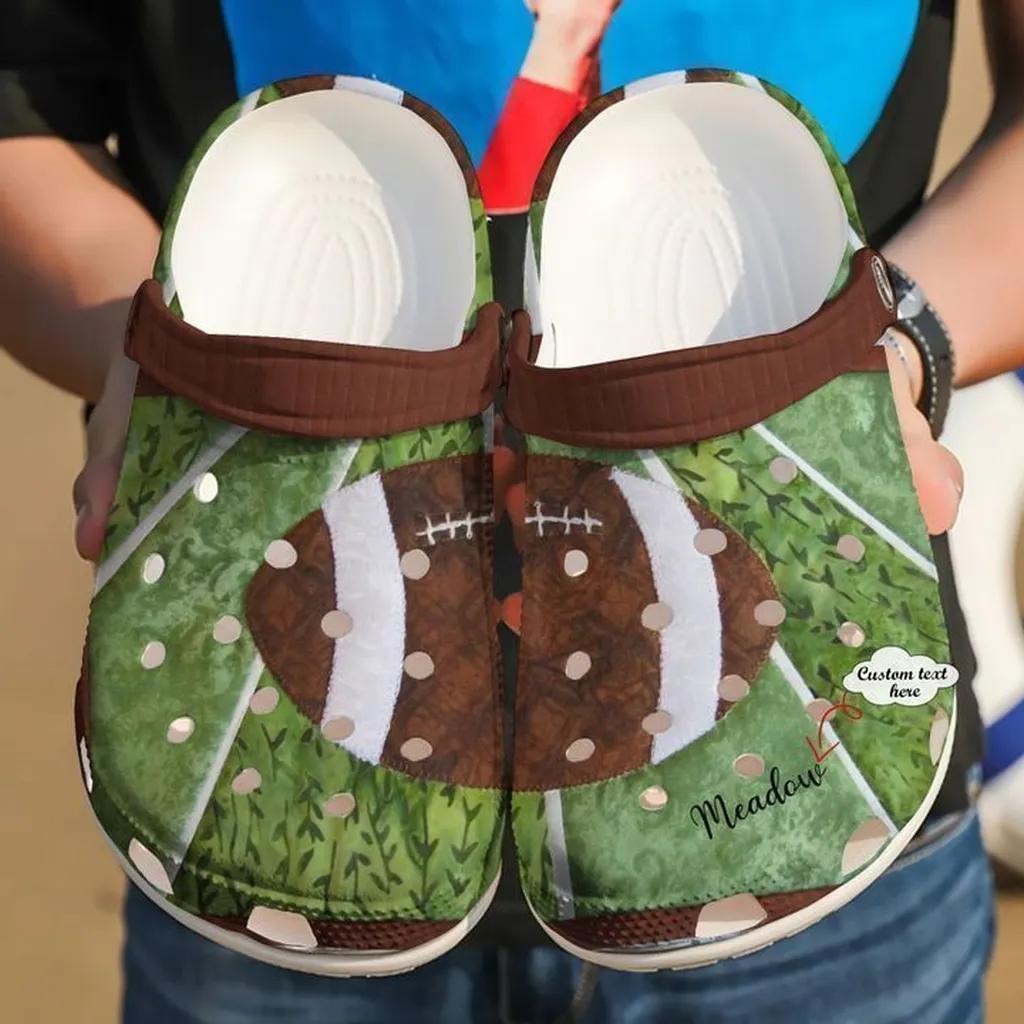 Football Personalized Lovely Ball Crocs Classic Clogs