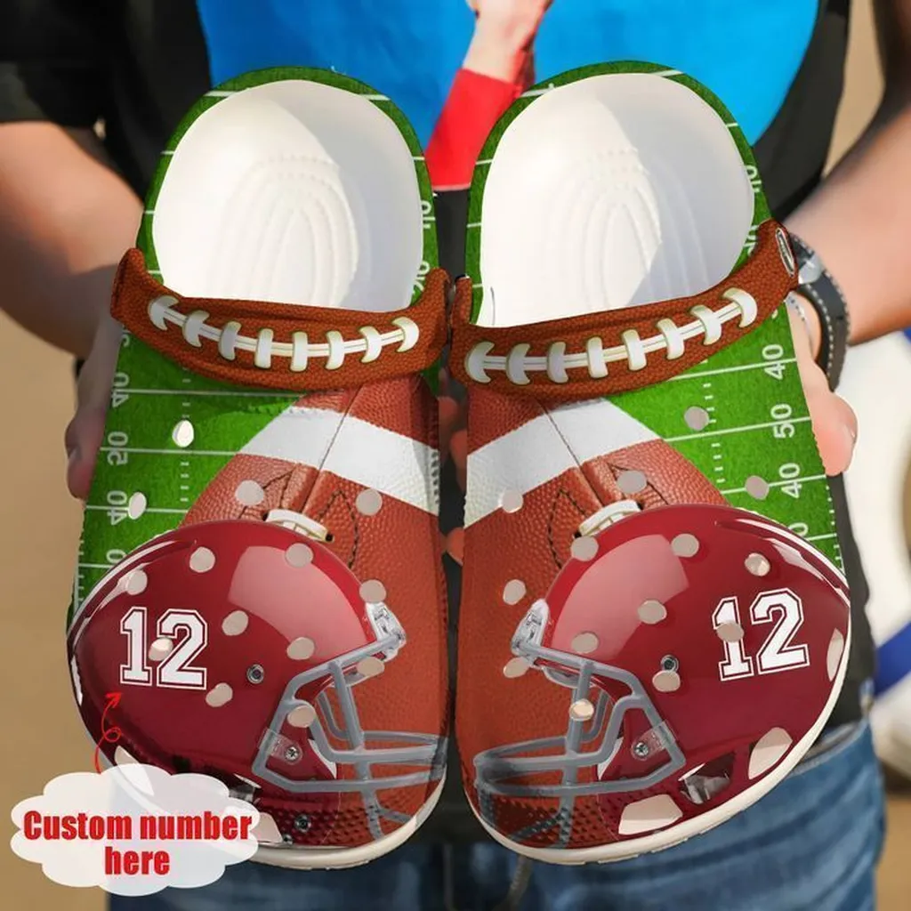 Football Personalized Lover Crocs Clog